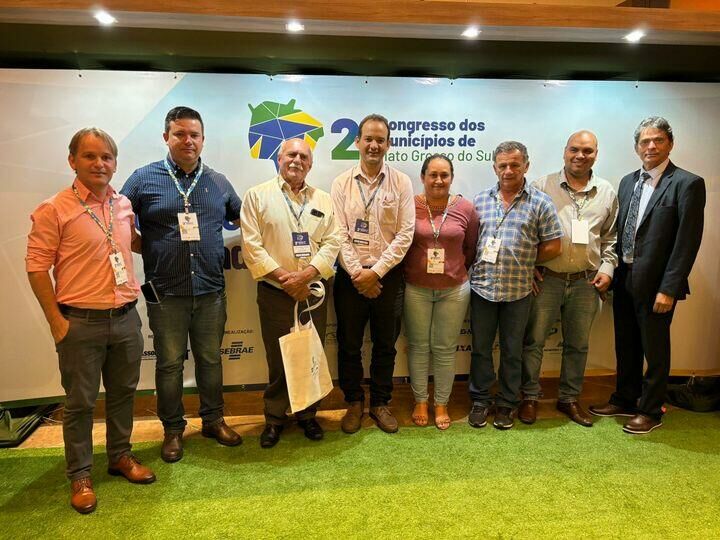 Imagem de compartilhamento para o artigo Prefeito Juvenal Consolaro, vice Jorge Mortari e lideranças de Figueirão participam do 2º Congresso dos Municípios de MS da MS Todo dia